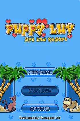 Puppy Luv - Spa and Resort (USA) screen shot title
